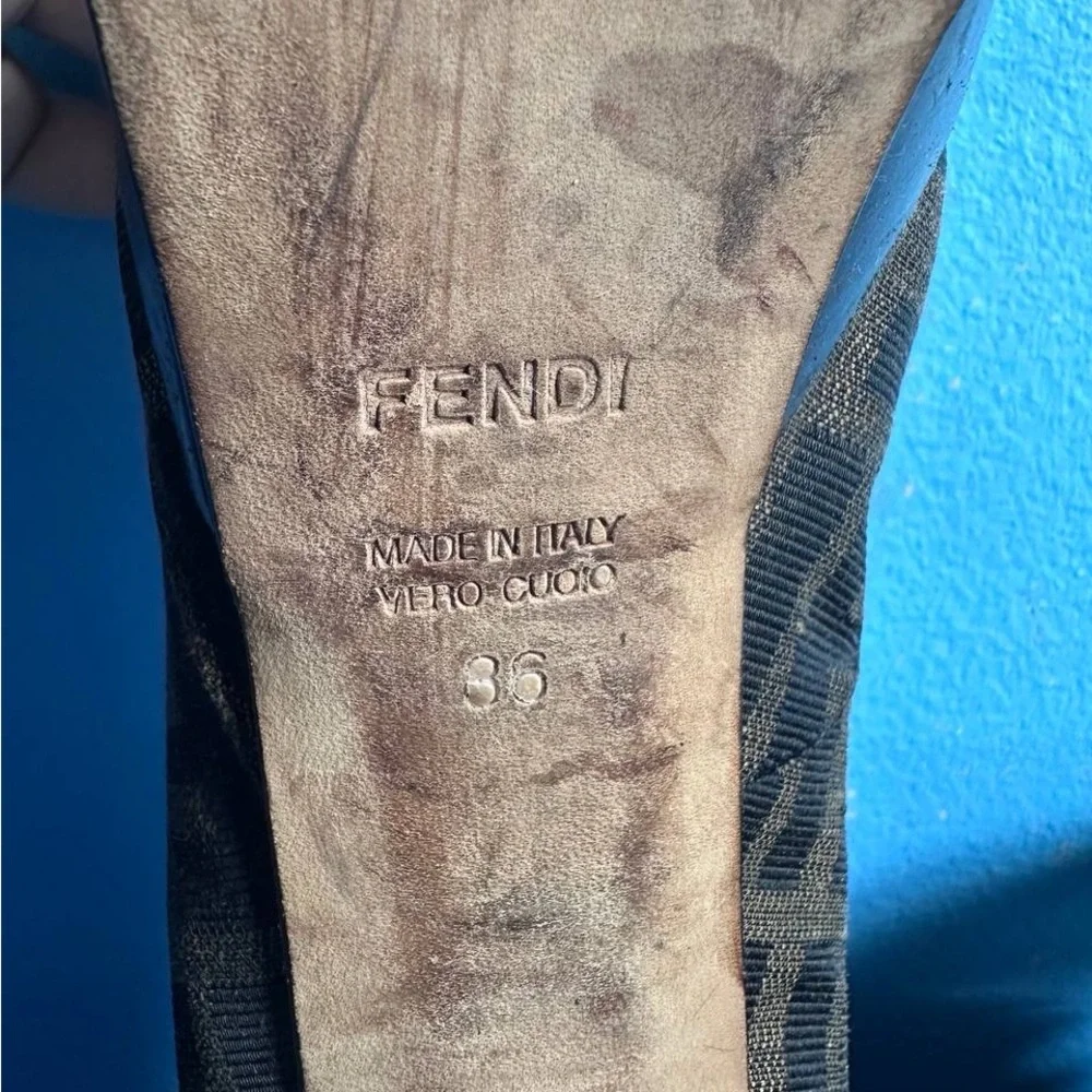 FENDI PUMP PLATFORM HEELS size 36 - Picture 7 of 8